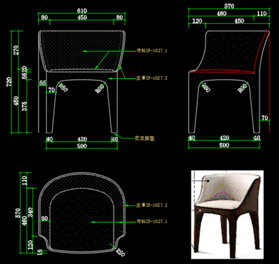 CAD家具图纸原创设计